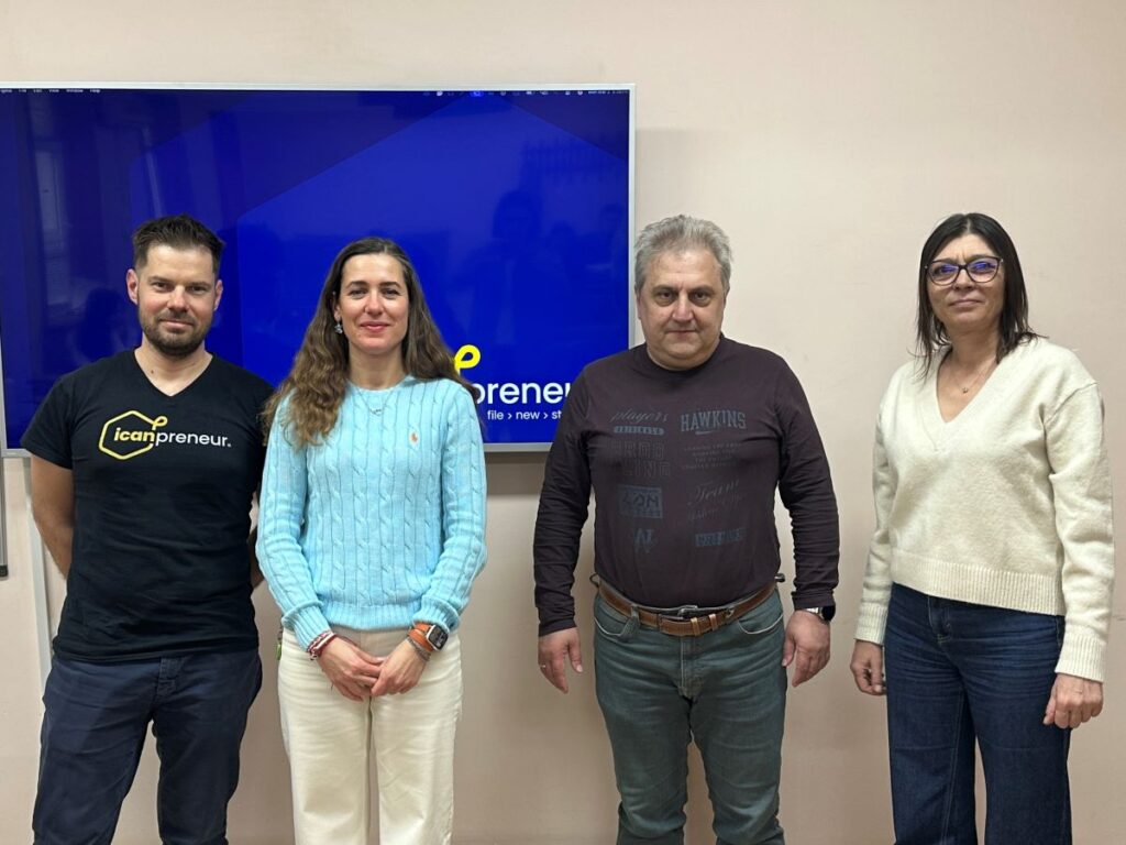 Lefto to right Emil Tabakov, Gergana Krusteva, Todor Yalamov, Emiliya Hristova