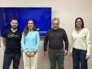 Lefto to right Emil Tabakov, Gergana Krusteva, Todor Yalamov, Emiliya Hristova